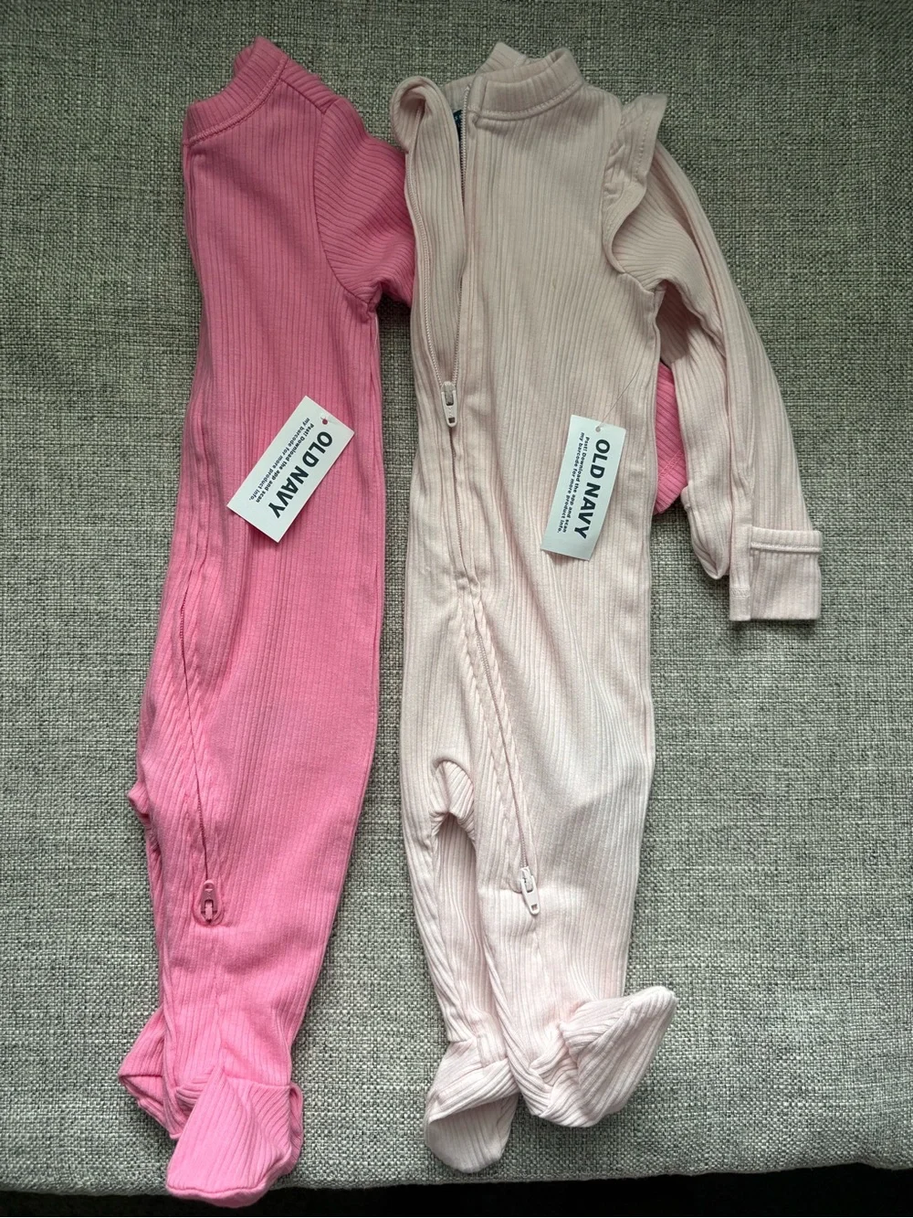 2 Old Navy Footed Onesies